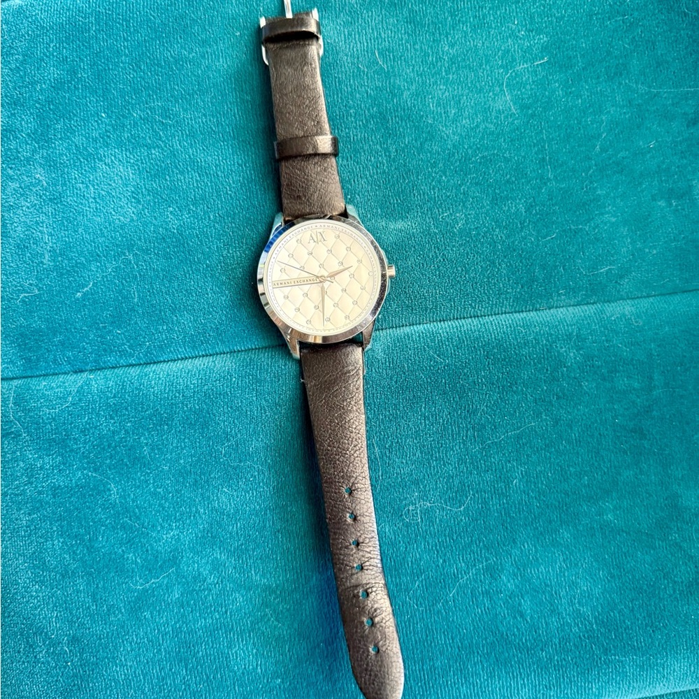 Armani Exchange Silver and Black Smartwatch - Picture 6 of 6
